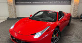 Annonce Ferrari 458 occasion Essence Spider 4.5 V8 570ch - 38 000km - Rosso Corsa - Suivi complet  Antibes