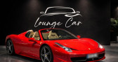 Ferrari 458 SPIDER 4.5 V8 570ch  2012 - annonce de voiture en vente sur Auto S&eacute;lection.com