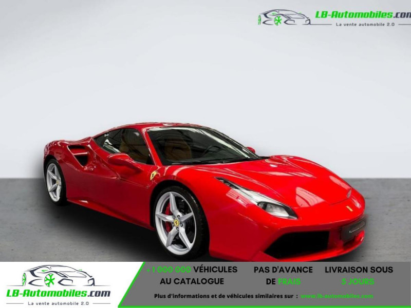 Ferrari 488 u003eROSSO CORSA*LOW MILEAGE*SHIELDS*  occasion  Beaupuy - photo n2