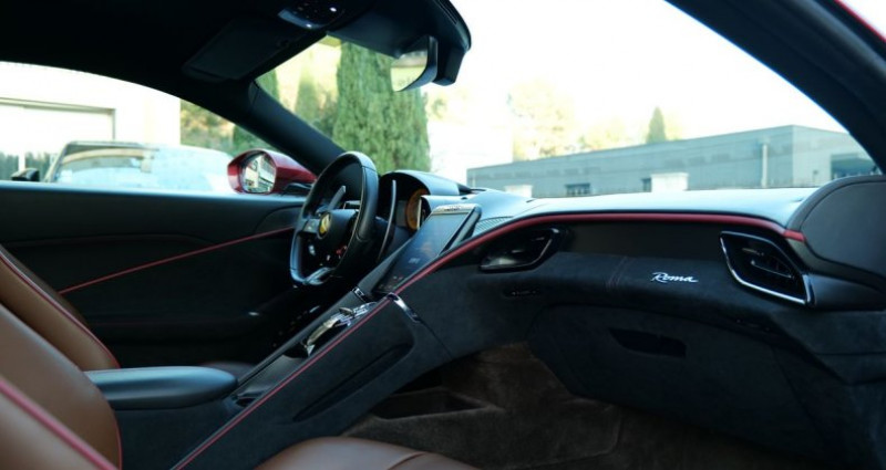 Ferrari Roma 3.9 v8 620 ch rosso fiorano 2021 - photo n°7 Ferrari Roma 3.9 v8 620 ch rosso fiorano  occasion à Meyreuil - photo n°7