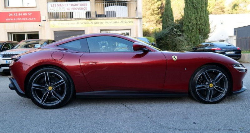 Ferrari Roma 3.9 v8 620 ch rosso fiorano 2021 - photo n°4 Ferrari Roma 3.9 v8 620 ch rosso fiorano  occasion à Meyreuil - photo n°4