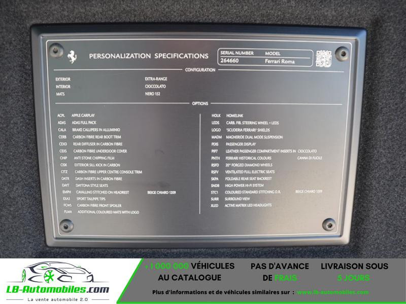 Ferrari Roma V8 4.0 620ch 2021 - photo n°6 Ferrari Roma V8 4.0 620ch  occasion à Beaupuy - photo n°6