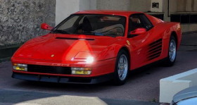 Ferrari TESTAROSSA Rouge, garage V12 AUTOMOBILES  Saint-maur-des-fosss
