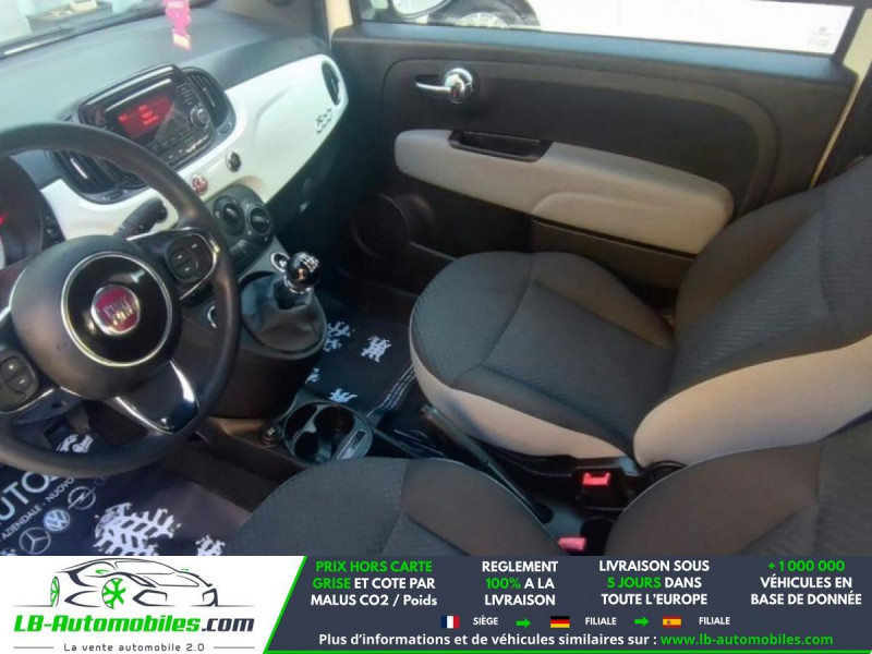 Fiat 500 1.0 70 ch Hybride BVM  occasion � Beaupuy - photo n�7