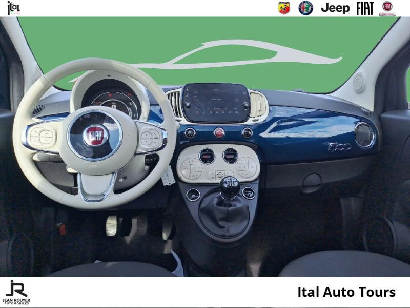 Fiat 500 1.0 70ch HYBRID/HYBRIDE + TOIT PANO/CLIM AUTO/RADAR AR  occasion  CHAMBRAY LES TOURS - photo n8