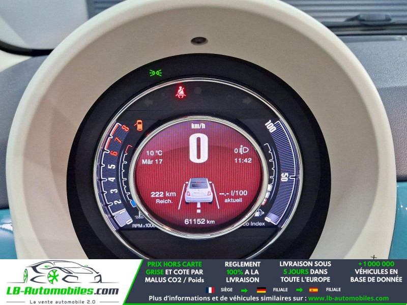 Fiat 500 1.2 69 ch BVA  occasion � Beaupuy - photo n�7