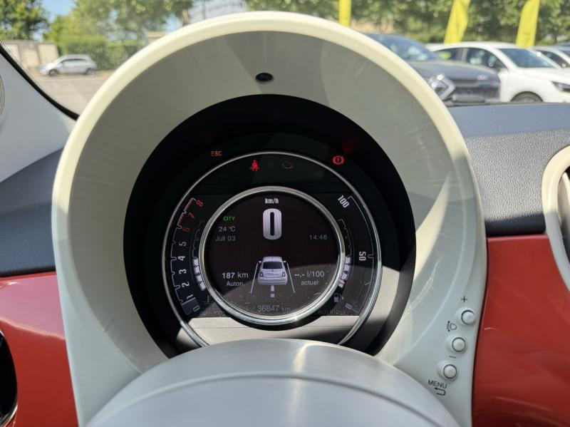 Fiat 500 1.2 8v 69ch Eco Pack Anniversario  occasion  Vert-Saint-Denis - photo n14
