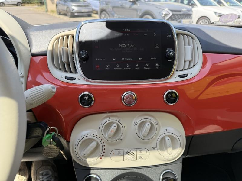 Fiat 500 1.2 8v 69ch Eco Pack Anniversario  occasion  Vert-Saint-Denis - photo n16