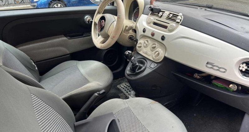 Fiat 500 1.3 d multijet 1248cm3 75cv 2 places moteur hs 2010 - photo n°3 Fiat 500 1.3 d multijet 1248cm3 75cv 2 places moteur hs  occasion à grenoble - photo n°3