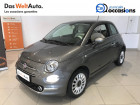 Fiat 500 occasion Gris année 2018 boite Manuelle Annonce Fiat 500 occasion Essence 500 1.2 69 ch Lounge 3p à Albertville
