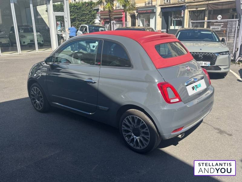 Fiat 500 500C 1.2 69 ch Eco Pack S/S Star  occasion  BOULOGNE BILLANCOURT - photo n7