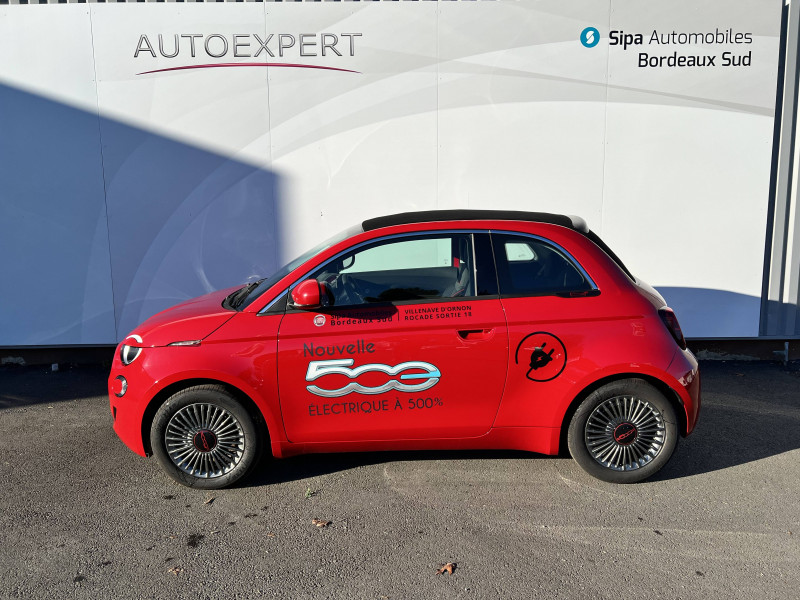 Fiat 500 500C e 95 ch (RED) 3p  occasion à Villenave-d'Ornon - photo n°3