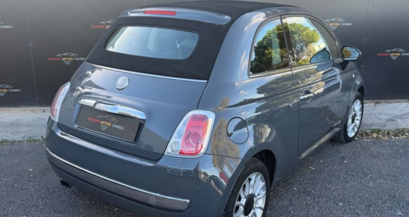 Fiat 500 Cabrio 0.9 85ch TwinAir LOUNGE S&S 2011 - photo n°5 Fiat 500 Cabrio 0.9 85ch TwinAir LOUNGE S&S  occasion à BEZIERS - photo n°5