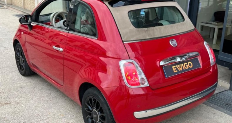 Fiat 500 CABRIOLET 1.2 69ch LOUNGE 2014 - photo n°2 Fiat 500 CABRIOLET 1.2 69ch LOUNGE  occasion à Forbach - photo n°2