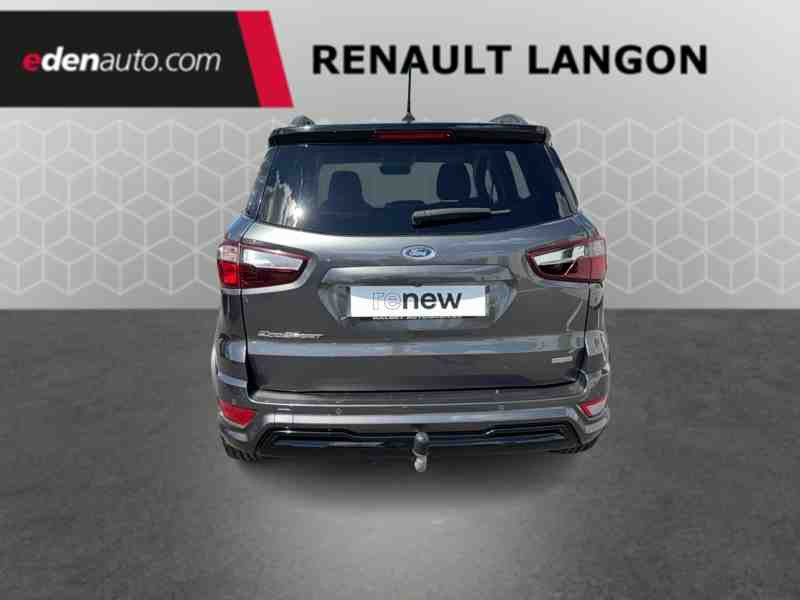 Ford EcoSport 1.0 EcoBoost 125ch S&S BVM6 ST-Line Noir/Tiger  occasion à Langon - photo n°4