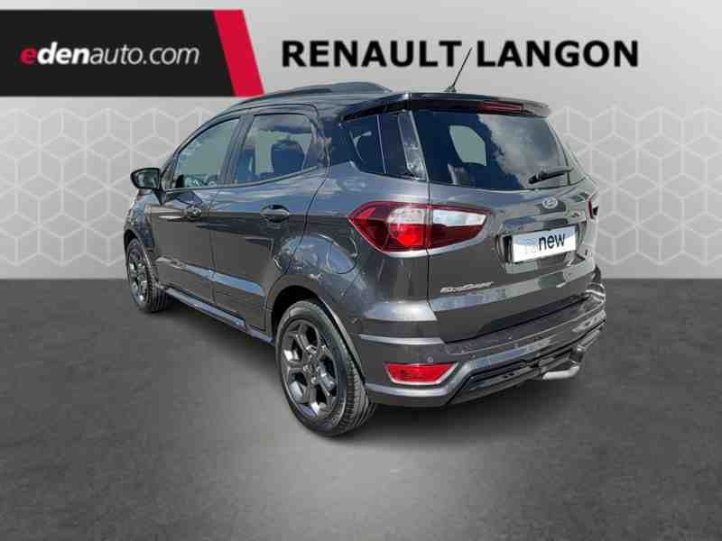 Ford EcoSport 1.0 EcoBoost 125ch S&S BVM6 ST-Line Noir/Tiger  occasion à Langon - photo n°3