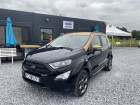 Ford EcoSport occasion Noir année 2019 boite Manuelle Annonce Ford EcoSport occasion Diesel 1.5 ECOBLUE 100CH ST-LINE NOIR/JAUNE EURO6.2 à Ibos