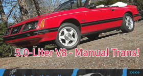 Ford Mustang occasion 1983 mise en vente &agrave; LYON par le garage GOOD TIMERS - photo n&deg;1