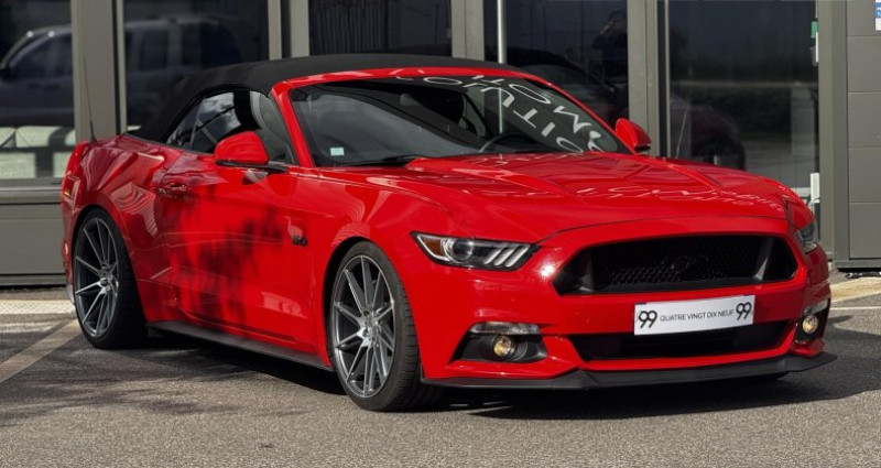 Ford Mustang CABRIOLET GT H&R REMUS JANTES VERDE FORGED UNIQUE 2016 - photo n°5 Ford Mustang CABRIOLET GT H&R REMUS JANTES VERDE FORGED UNIQUE  occasion à ANDREZIEUX-BOUTHEON - photo n°5