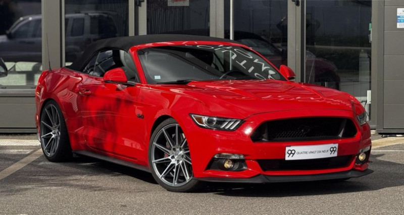 Ford Mustang CABRIOLET GT H&R REMUS JANTES VERDE FORGED UNIQUE 2016 - photo n°3 Ford Mustang CABRIOLET GT H&R REMUS JANTES VERDE FORGED UNIQUE  occasion à ANDREZIEUX-BOUTHEON - photo n°3