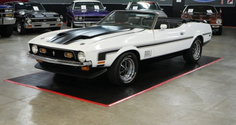Ford Mustang Convertible Mach 1 Style 1972 - photo n°2 Ford Mustang Convertible Mach 1 Style  occasion à LYON - photo n°2