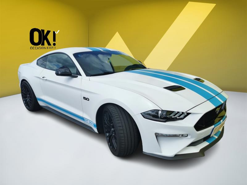 Ford Mustang GT 5.0 V8 450 ch BVA10 COVERING BLANC Sige chauff  occasion  THIONVILLE - photo n5