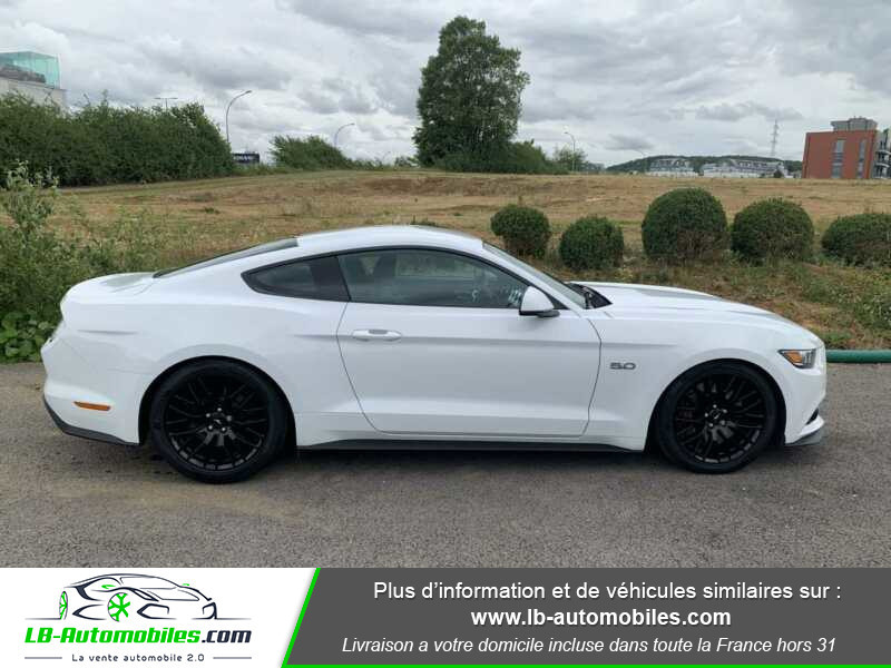 Ford Mustang V8 5.0 421 / GT A Blanc occasion à Beaupuy - photo n°4