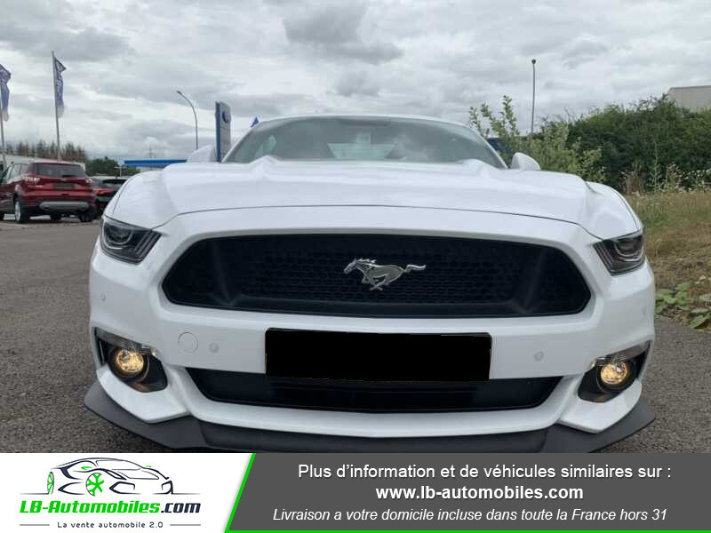 Ford Mustang V8 5.0 421 / GT A Blanc occasion à Beaupuy - photo n°5