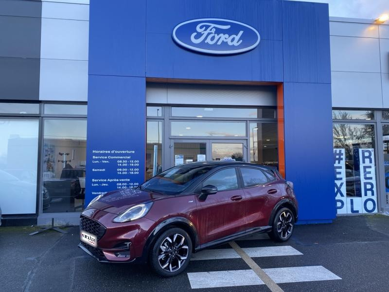 Ford Puma 1.0 EcoBoost 125ch S&S mHEV ST-Line X Vivid Ruby Edition Pow  occasion � Saint-Doulchard