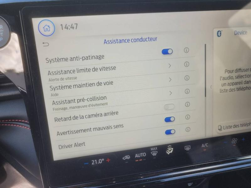 Ford Puma 1.0 EcoBoost Hybrid 125ch ST-Line S&S Powershift  occasion  Sens - photo n20