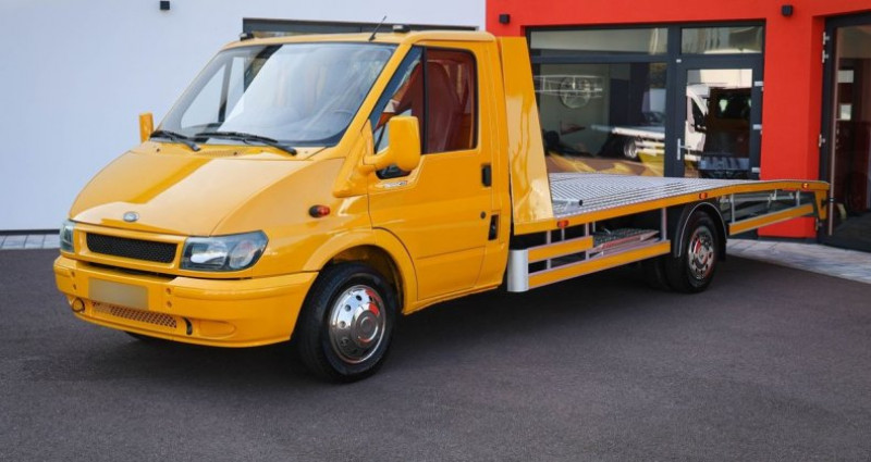 Ford Transit 2.4l Duratorq 120ch porte voiture roues jumel�es 1�re main  occasion � Sarreguemines - photo n�3