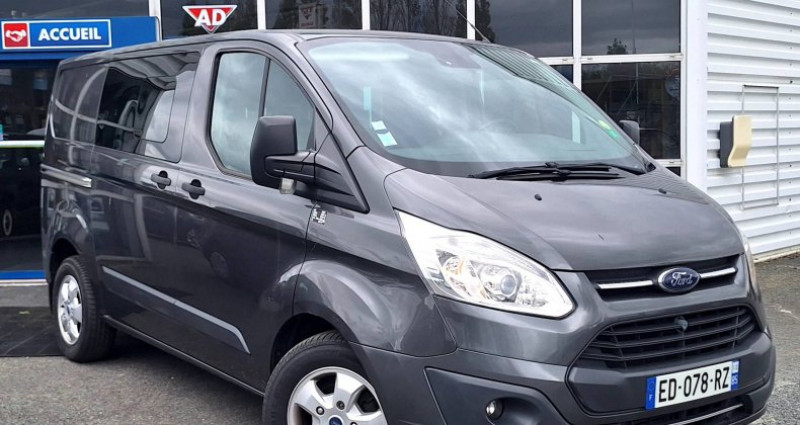 Ford Transit Custom L1H1 2.0 TDCI 130 LIMITED CAB APPROFONDIE 6 PLACES 2016 - photo n°2 Ford Transit Custom L1H1 2.0 TDCI 130 LIMITED CAB APPROFONDIE 6 PLACES  occasion à Mortagne-sur-Sèvre - photo n°2