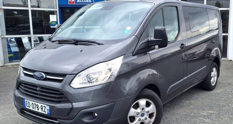 Ford Transit Custom L1H1 2.0 TDCI 130 LIMITED CAB APPROFONDIE 6 PLACES 2016 - photo n°1 Ford Transit Custom L1H1 2.0 TDCI 130 LIMITED CAB APPROFONDIE 6 PLACES  occasion à Mortagne-sur-Sèvre - photo n°1