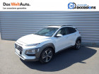 Hyundai Kona occasion Blanc année 2020 boite Sequentielle Annonce Hyundai Kona occasion Diesel Kona 1.6 CRDi 136 4WD DCT-7 Executive 5p à Annemasse