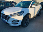 Hyundai Tucson occasion Blanc année 2018 boite Robotisee Annonce Hyundai Tucson occasion Diesel 1.6 CRDI 136ch Premium DCT-7 à Barberey-Saint-Sulpice