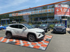 Hyundai Tucson occasion Blanc année 2021 boite Automatique Annonce Hyundai Tucson occasion Hybride NEW 1.6 CRDI 136 Hybrid 48V BVA CREATIVE Toit Ouvrant Hayon à Toulouse