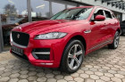 Jaguar F-Pace occasion Rouge année 2016 boite Automatique Annonce Jaguar F-Pace occasion Diesel 2.0D 180CH R-SPORT 4X4 BVA8 à Villenave-d'Ornon
