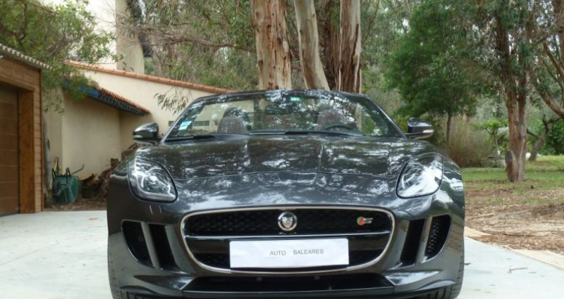 Jaguar F-Type CABRIOLET 3.0 V6 S 380 CV Gris occasion  Perpignan - photo n2