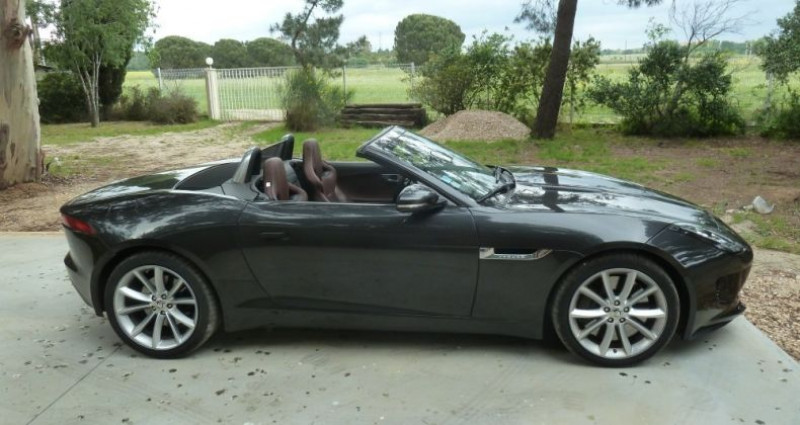 Jaguar F-Type CABRIOLET 3.0 V6 S 380 CV Gris occasion  Perpignan - photo n3