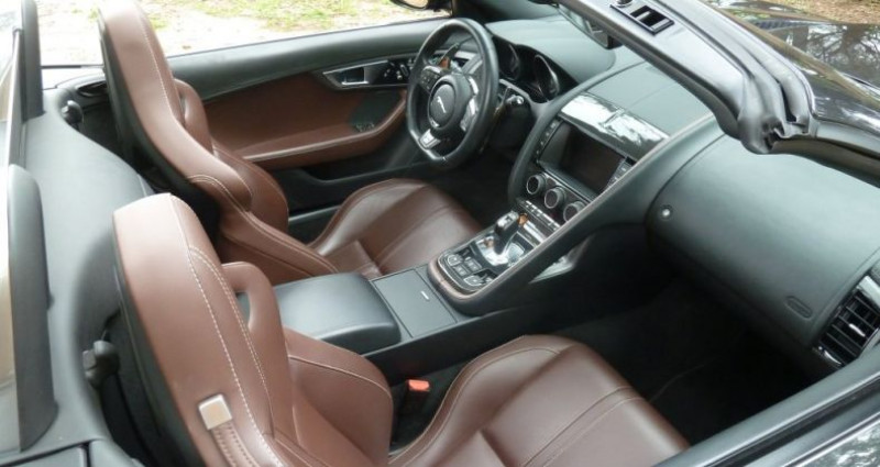Jaguar F-Type CABRIOLET 3.0 V6 S 380 CV Gris occasion  Perpignan - photo n4
