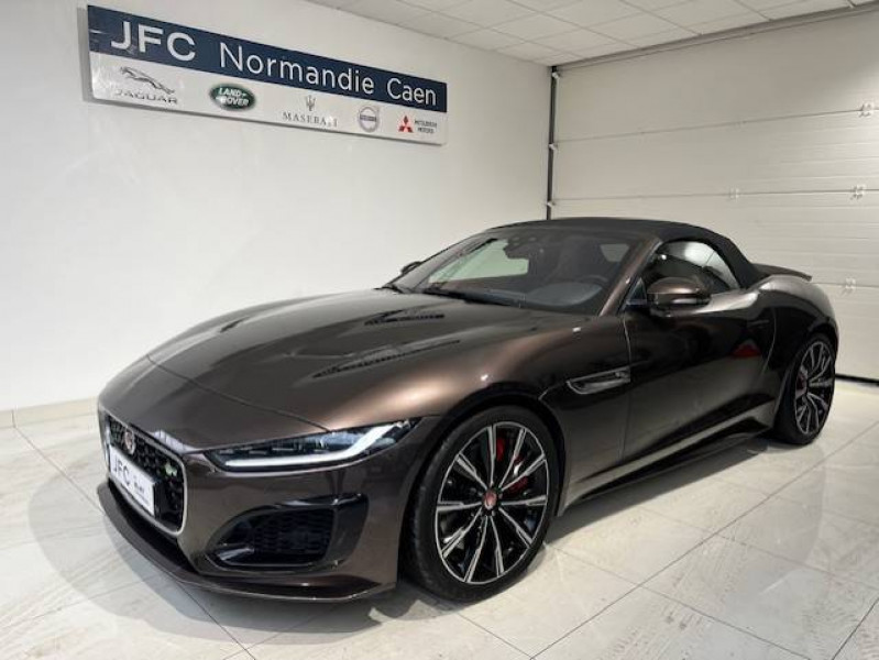 Jaguar F-Type CABRIOLET F-Type Cabriolet V8 5L Essence Suraliment 575 ch   occasion  Biéville-Beuville - photo n6