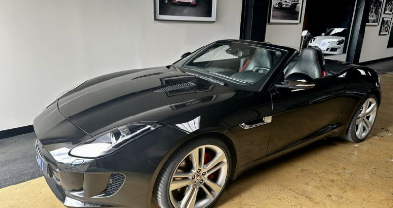 Jaguar F-Type CABRIOLET V6 3L Essence Suralimente 340 ch BVA8  occasion à La Chapelle Des Fougeretz - photo n°7