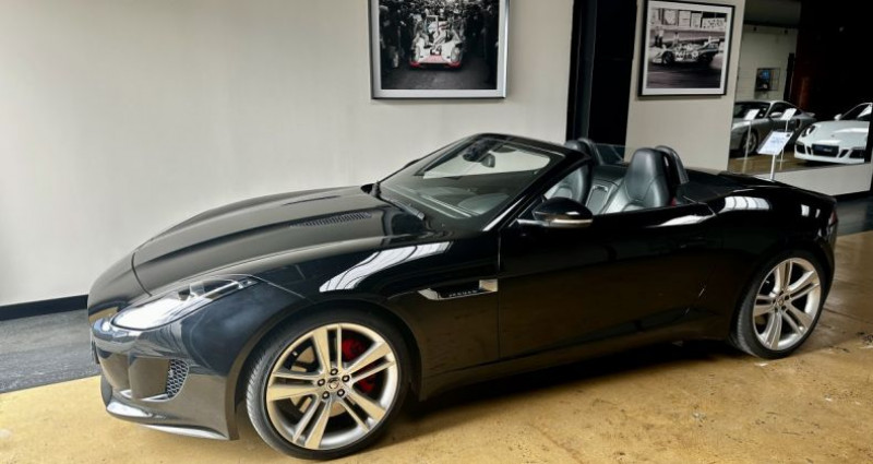 Jaguar F-Type CABRIOLET V6 3L Essence Suralimente 340 ch BVA8  occasion à La Chapelle Des Fougeretz - photo n°2