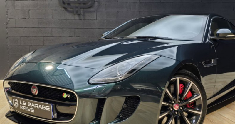 Jaguar F-Type COUPE 5.0 V8 550CH R RACING BRITISH GREEN CUIR BI TON PANORA  occasion à Saint-Andr-les-vergers - photo n°4