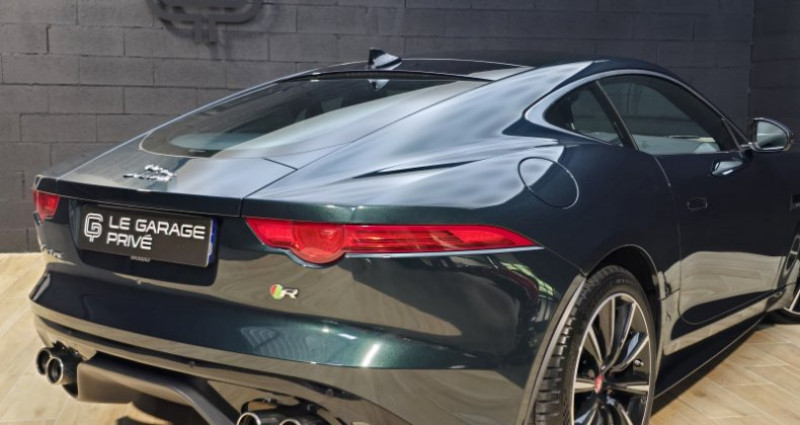 Jaguar F-Type COUPE 5.0 V8 550CH R RACING BRITISH GREEN CUIR BI TON PANORA  occasion à Saint-Andr-les-vergers - photo n°3