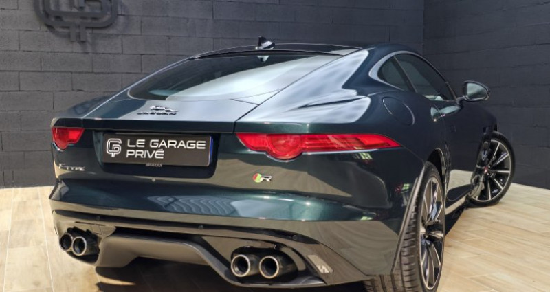 Jaguar F-Type COUPE 5.0 V8 550CH R RACING BRITISH GREEN CUIR BI TON PANORA  occasion à Saint-Andr-les-vergers - photo n°2