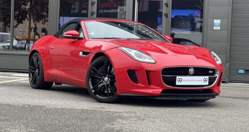 Jaguar F-Type Coupe Cabriolet 3.0i V6 - BVA Quickshift - Stop/Start S PHAS  occasion � ANDREZIEUX-BOUTHEON - photo n�4