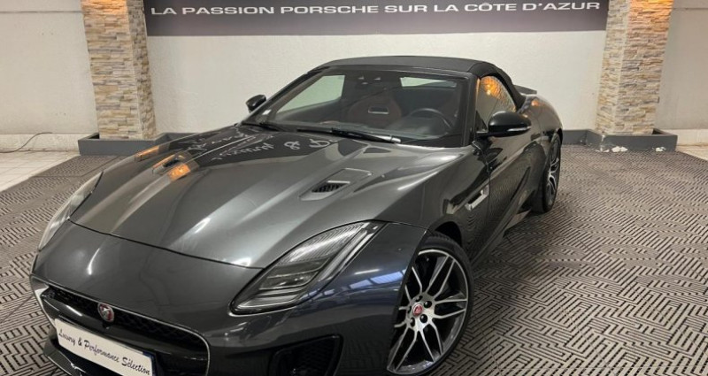 Jaguar F-Type F.TYPE S Cabriolet phase II 3.0 V6 380ch R-dynamic - 49000km  occasion à Antibes - photo n°2