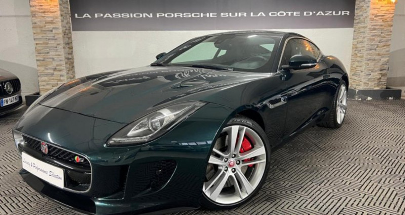Jaguar F-Type F.TYPE S Coup 3.0 V6 380ch BVA AWD 4X4 - British racing gre  occasion  Antibes