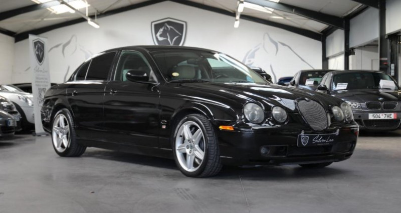 Jaguar S-Type R 4.2i V8 406 Suraliment� BVA / CG FRANCAISE / HISTORIQUE /   occasion � SAINT LAURENT DU VAR